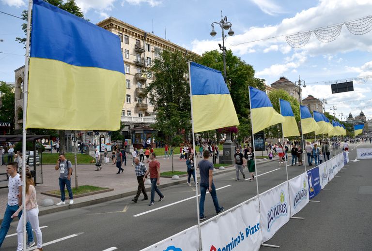 В Киеве во время празднования Дня города В Киеве во время празднования Дня города