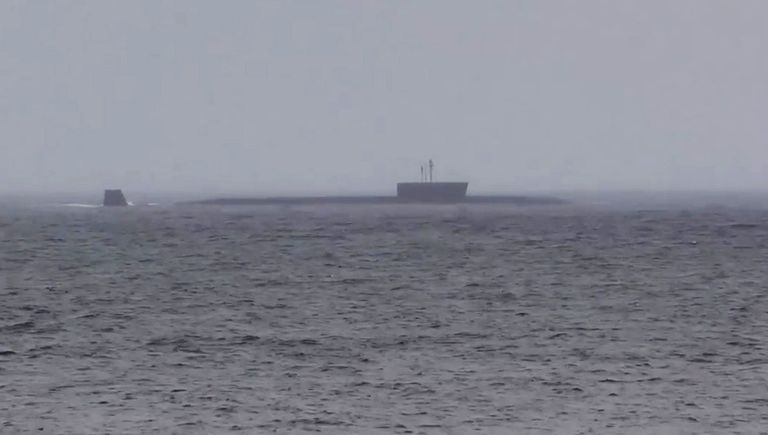 Головной корабль проекта 955 Борей - подводный крейсер Юрий Долгорукий. 26 июня 2017