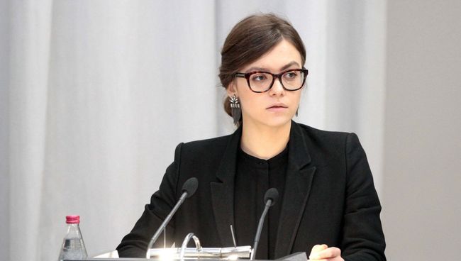 Замминистра МВД Украины Анастасия Деева. Архивное фото