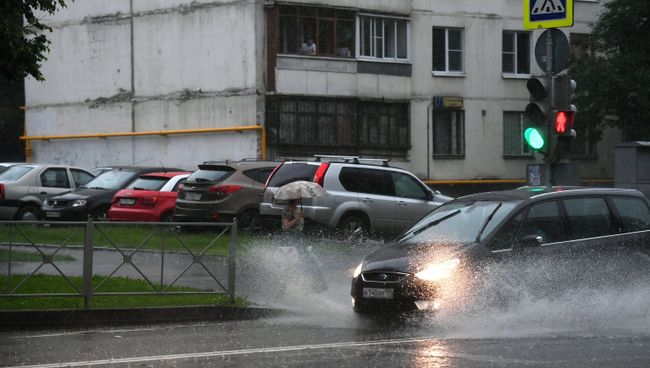 Дождь в Москве