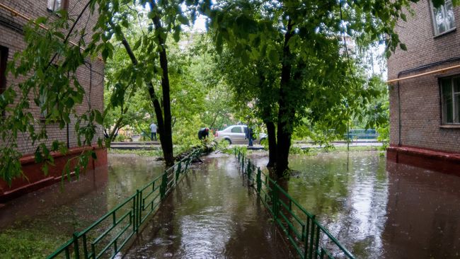 Последствия урагана в Москве Последствия урагана в Москве