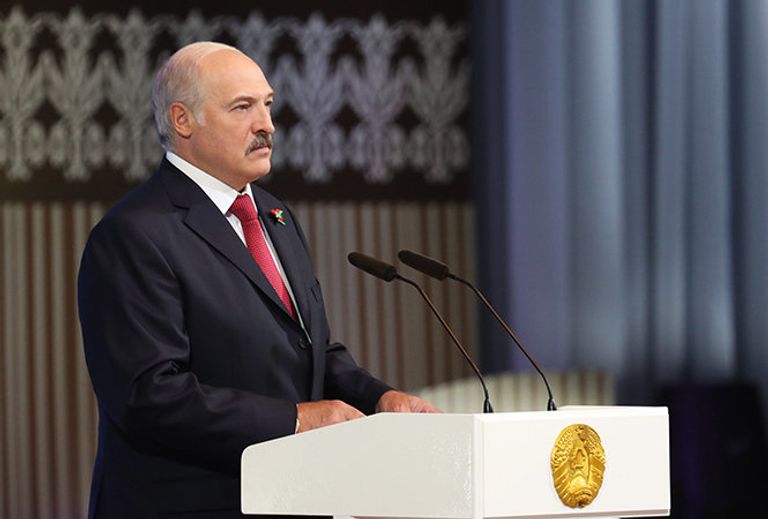 Выступление Александр Лукашенко на торжественном собрании в честь Дня Независимости Белоруссии. 1 июля 2017 