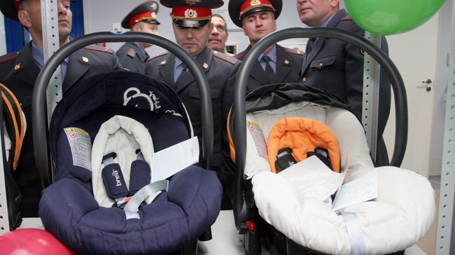 Пункт проката детских автокресел. Архивное фото Пункт проката детских автокресел. Архивное фото