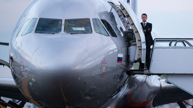 Самолет Airbus A321 авиакомпании Аэрофлот. Архивное фото Самолет Airbus A321 авиакомпании Аэрофлот. Архивное фото