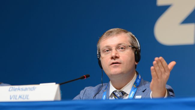 Исполняющий обязанности вице-премьер министра Украины Александр Вилкул. Архивное фото