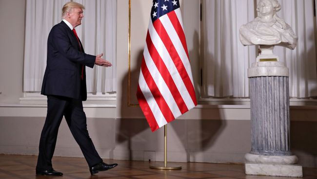 Президент США Дональд Трамп во время визита в Польшу. 6 июля 2017