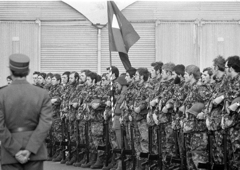 Солдаты швейцарской армии. 20 декабря 1973 Солдаты швейцарской армии. 20 декабря 1973
