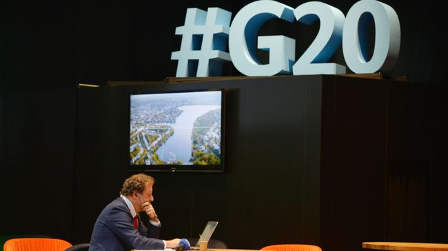 Подготовка к саммиту G20 в Гамбурге. Архивное фото Подготовка к саммиту G20 в Гамбурге. Архивное фото