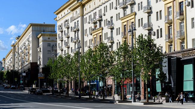Липовая аллея на Тверской улице. Архивное фото