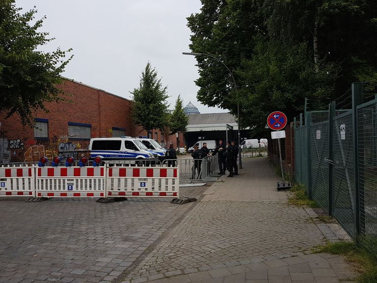 Ситуация на улицах Гамбурга во время саммита G20 Ситуация на улицах Гамбурга во время саммита G20
