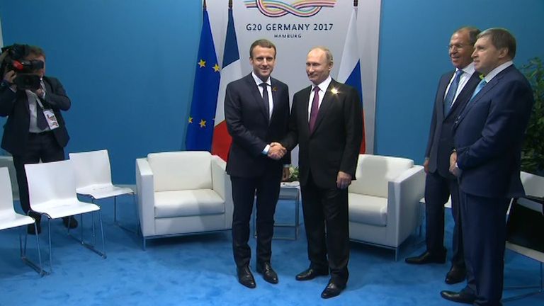 Владимир Путин и Эммануэль Макрон провели переговоры на саммите G20