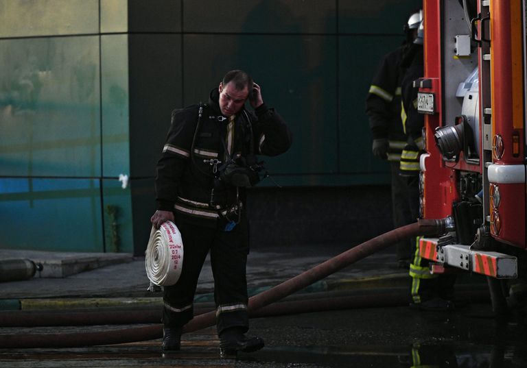 Пожар в ТЦ РИО в Москве Пожар в ТЦ РИО в Москве