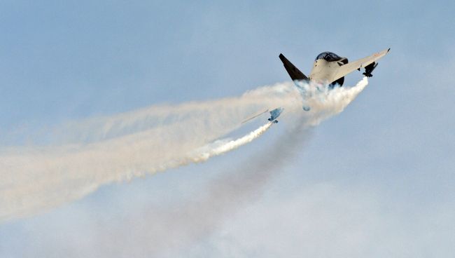 Многоцелевой истребитель Typhoon FGR 4. Архивное фото Многоцелевой истребитель Typhoon FGR 4. Архивное фото
