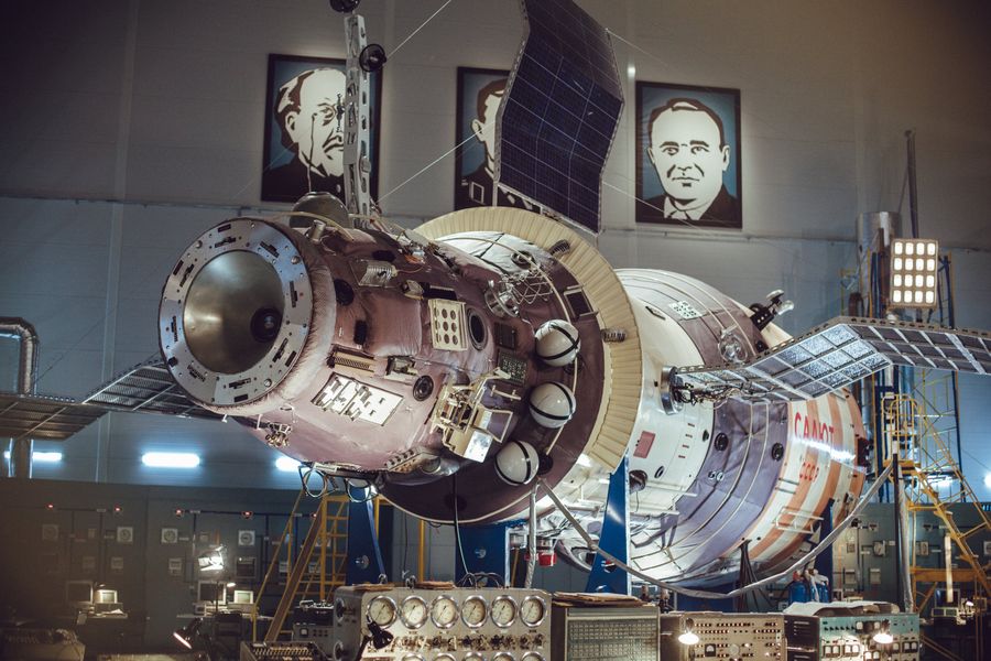 Съемочная площадка фильма Салют-7 