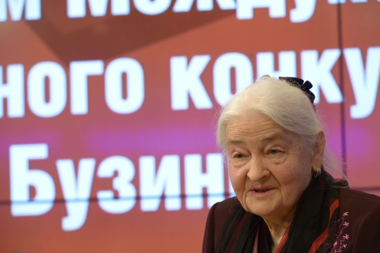 Мать журналиста Олеся Бузины Валентина Бузина в Международном пресс-центре МИА Россия сегодня