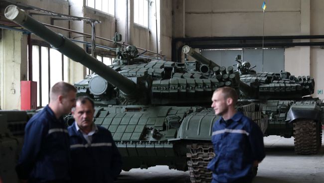 Танки Т-72 на Львовском бронетанковом заводе Танки Т-72 на Львовском бронетанковом заводе