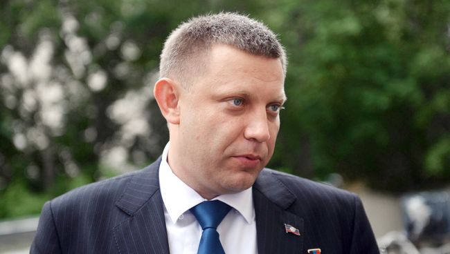 Глава Донецкой народной республики Александр Захарченко. Архивное фото Глава Донецкой народной республики Александр Захарченко. Архивное фото