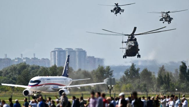 Вертолеты Ми-28H Ночной охотник, Ми-26 и Ми-35 на Международном авиационно-космическом салоне МАКС-2017 Вертолеты Ми-28H Ночной охотник, Ми-26 и Ми-35 на Международном авиационно-космическом салоне МАКС-2017