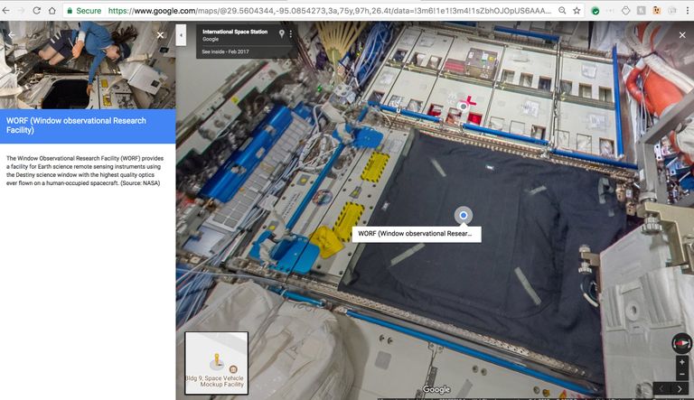 Google: виртуальная экскурсия на МКС