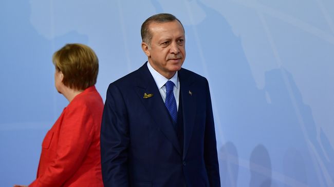 Канцлер Германии Ангела Меркель и президент Турции Реджеп Тайип Эрдоган. Архивное фото Канцлер Германии Ангела Меркель и президент Турции Реджеп Тайип Эрдоган. Архивное фото