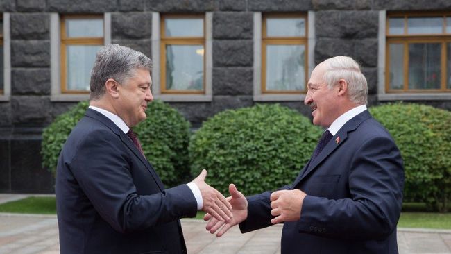 Встреча президентов Украины и Белоруссии Петра Порошенко и Александра Лукашенко в Киеве. 21 июля 2017