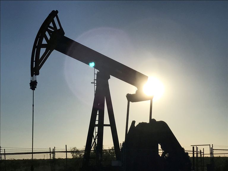 Добыча нефти в Техасе, США Добыча нефти в Техасе, США