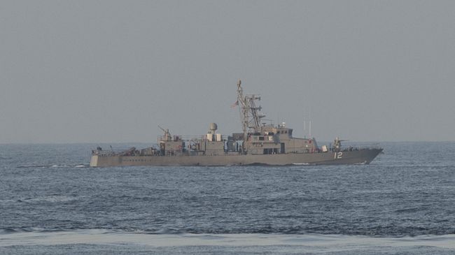 Американский военный корабль USS Thunderbolt в Персидском заливе