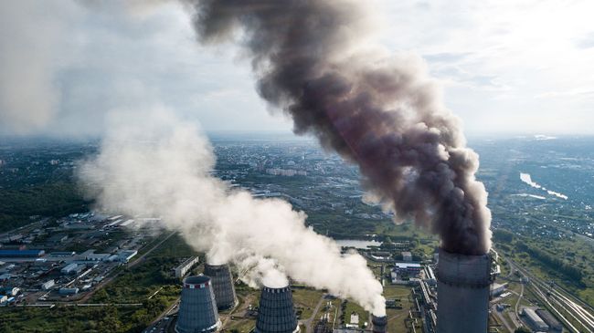 Выбросы парниковых газов. Архивное фото Выбросы парниковых газов. Архивное фото