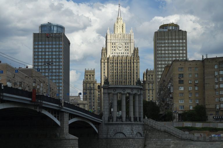 Здание МИД РФ в Москве 
