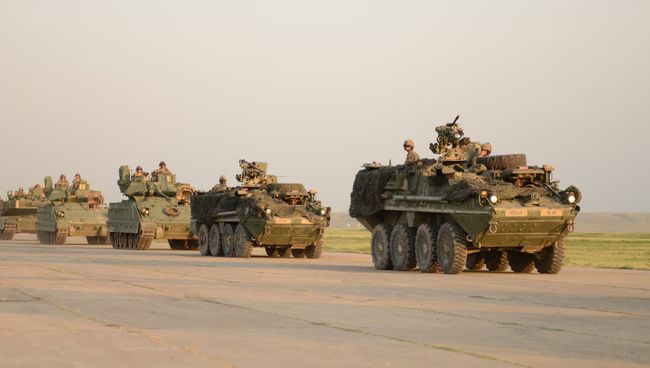 Американская военная техника в Грузии во время учений Достойный партнер-2017. 29 июля 2017 Американская военная техника в Грузии во время учений Достойный партнер-2017. 29 июля 2017