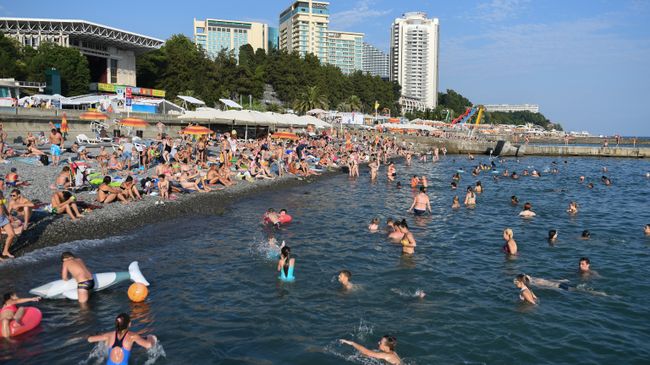 Отдых в Сочи. Архивное фото