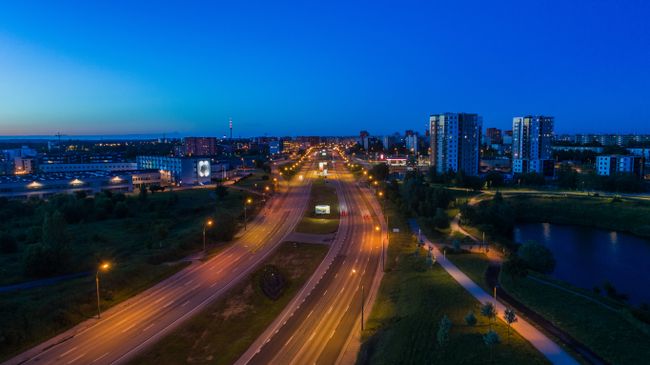 Автомобильная дорога в Таллине, Эстония