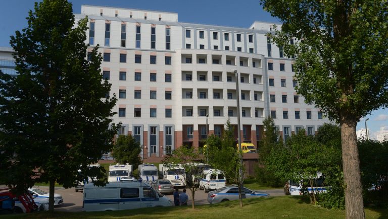Ситуация у Московского областного суда, в котром произошла перестрелка. 1 августа 2017 Ситуация у Московского областного суда, в котром произошла перестрелка. 1 августа 2017