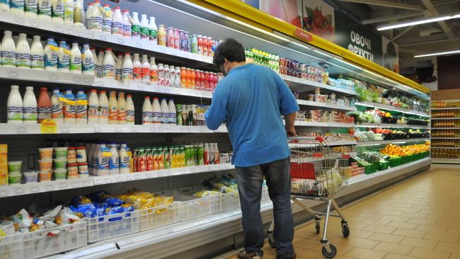 Магазин продуктов питания во Львове. Архивное фото