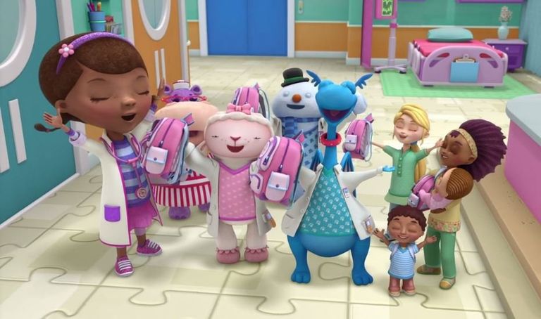 Кадр из мультипликационного шоу для детей DocMcStuffins, серия План на случай чрезвычайных обстоятельств (The Emergency Plan)