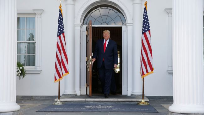 Президент США Дональд Трамп в Нью Джерси. 10 августа 2017