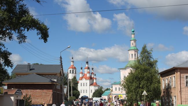 Центр города Тотьма. Архивное фото