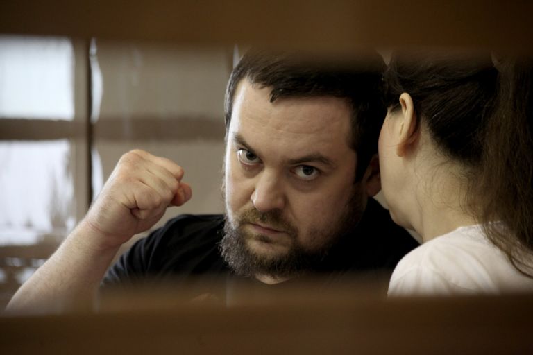 Эрик Китуашвили и его гражданская жена Анна Каганская в Мосгорсуде