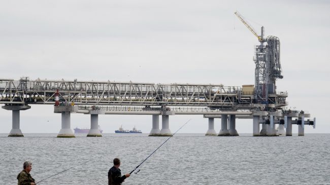 Завод по производству сжиженного природного газа в заливе Анива на Сахалине