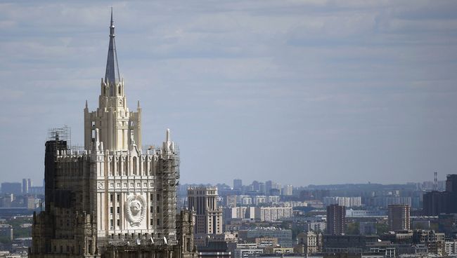 Здание Министерства иностранных дел РФ в Москве. Архивное фото Здание Министерства иностранных дел РФ в Москве. Архивное фото