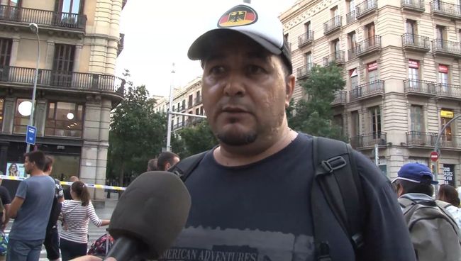 Очевидцы рассказали о теракте в Барселоне Очевидцы рассказали о теракте в Барселоне