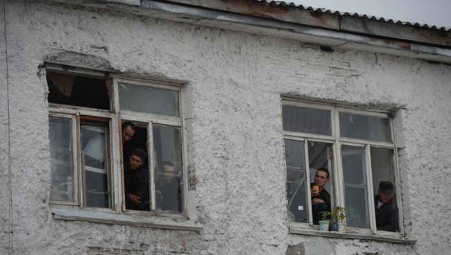 Осужденные ИК-2 ГУФСИН по Новосибирской области. Архивное фото Осужденные ИК-2 ГУФСИН по Новосибирской области. Архивное фото