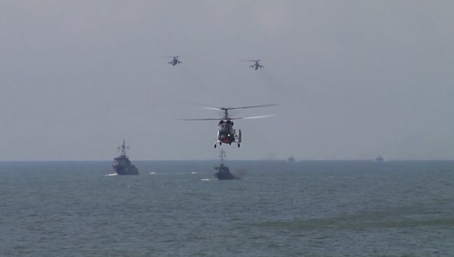 Авиаудар и высадка десанта на учениях морской пехоты Балтийского флота Авиаудар и высадка десанта на учениях морской пехоты Балтийского флота