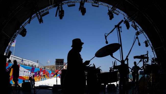Музыканты во время репетиции на фестивале Koktebel Jazz Party 2017 Музыканты во время репетиции на фестивале Koktebel Jazz Party 2017