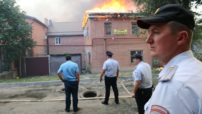 Пожар в Ростове-на-Дону Пожар в Ростове-на-Дону