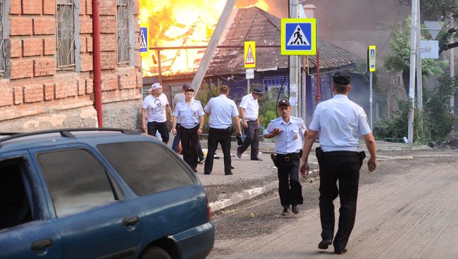Пожар в Ростове-на-Дону Пожар в Ростове-на-Дону