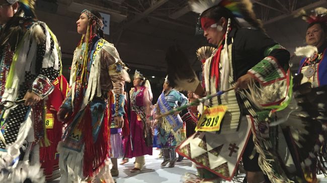 Фольклорный фестиваль индейцев Gathering of Nations в Альбукерке. 28 апреля 2017 Фольклорный фестиваль индейцев Gathering of Nations в Альбукерке. 28 апреля 2017