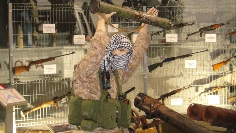 Оружие сирийских боевиков на Международном военно-техническом форуме Армия-2017 на полигоне Алабино