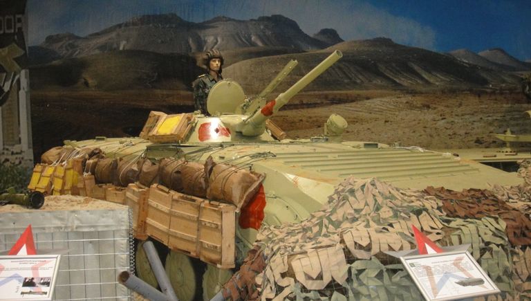 БМП-1 cирийской армии на Международном военно-техническом форуме Армия-2017 на полигоне Алабино