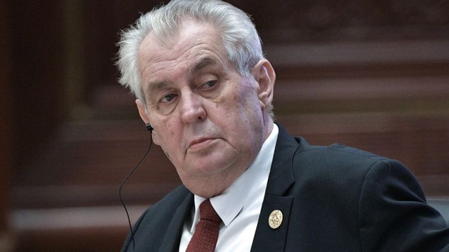 Президент Чешской Республики Милош Земан. Архивное фото